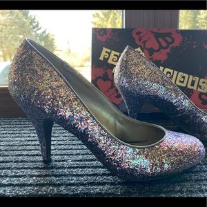 SPARKLY heels size 9